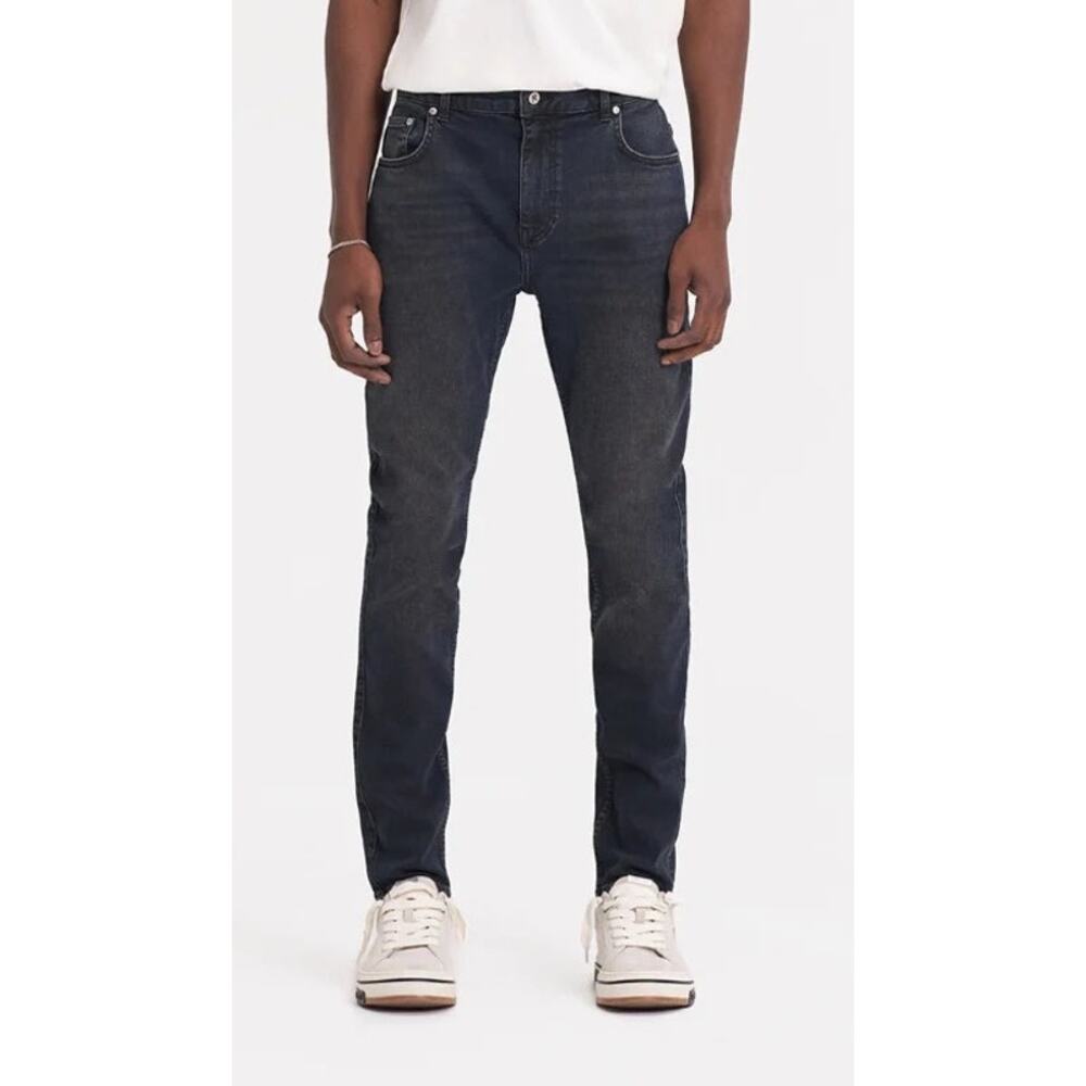 Represent Denim Mens Skinny Jeans Size 29 Black Y2K Skater Streetwear MO7010